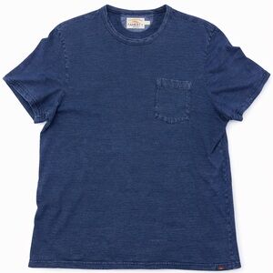 Faherty Indigo Short Sleeve Tee